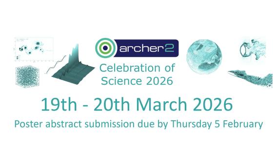 Montage promoting ARCHER2 Celebration of Science